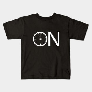 I'm on time creative design Kids T-Shirt